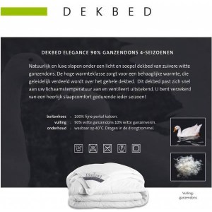 7. Elegance 90% Ganzendons 4 Seizoenen Dekbed