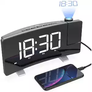 6. Living Nine Wekkerradio Met Projectie