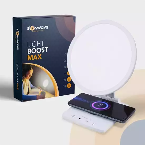 1. Slowwave Light Boost Max daglichtlamp