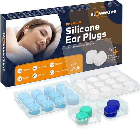1. Slowwave Premium Earplugs